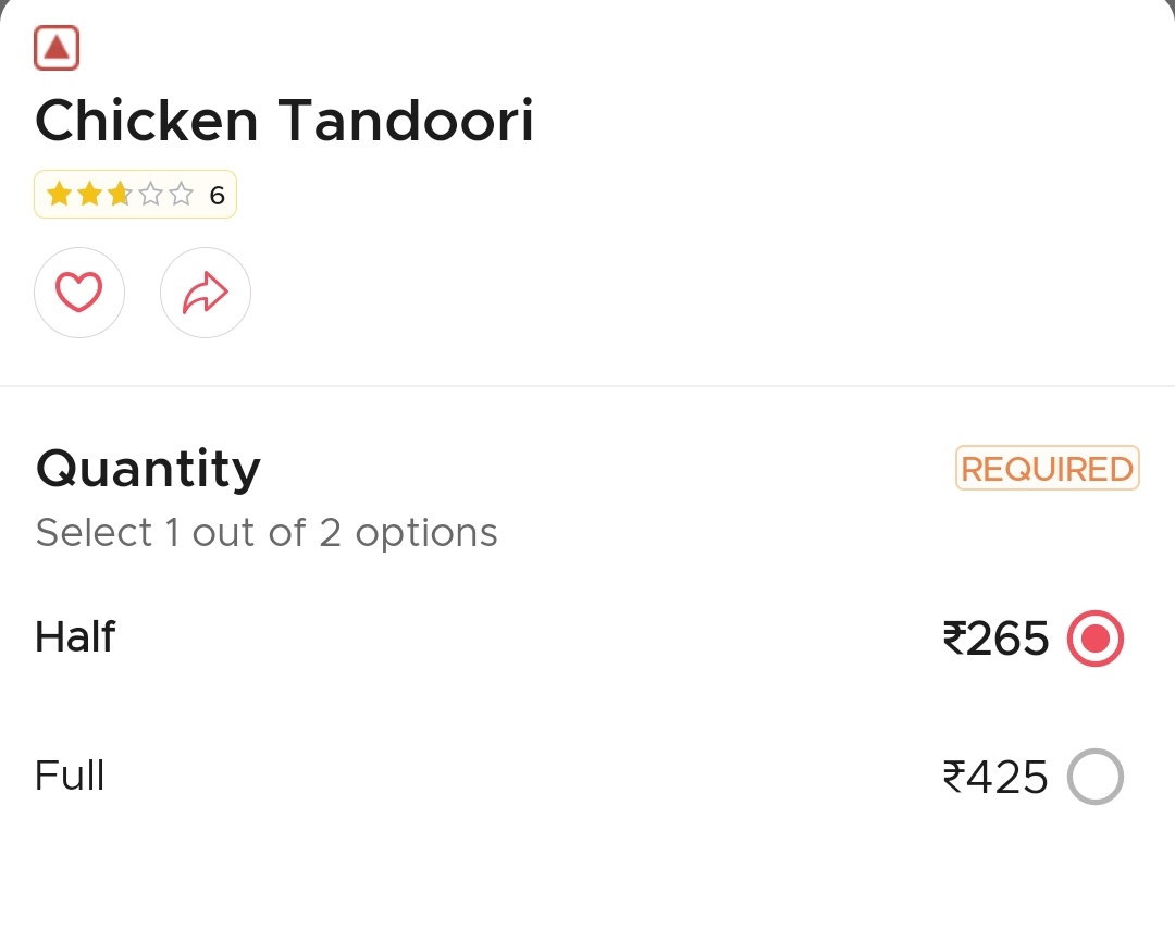 Restaurant 1 km away from my home charges 315rs for a dish, and #Zomato charges 425+ delivery for same dish same restaurant. Every dish on the menu has 75rs more on Zomato menu

EXIT zamato AT CMP, people are aware of pricing model have stopped ordering from it.
<a href="/zomato/">zomato</a> #NSE #BSE