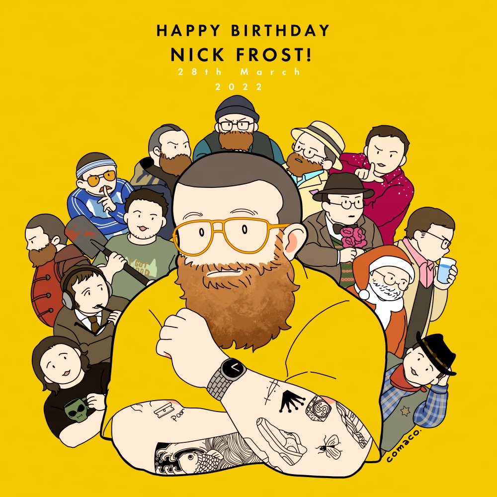Happy 50th Birthday, Nick Frost! 