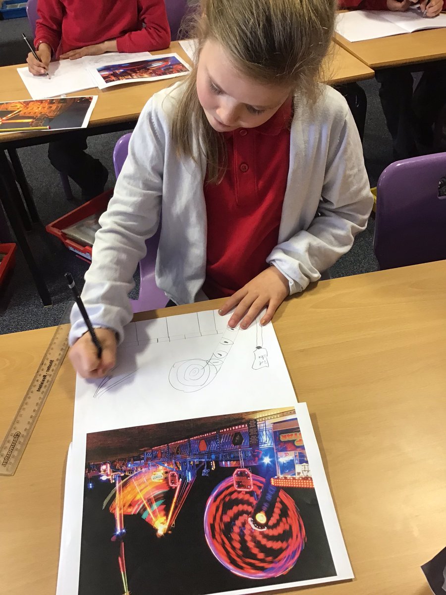 bishoptonprim's tweet photo. Careful observational skills used in sketching for the first part of our whole school art project. #bishoptonmural #bishoptonyear3 #bishoptonart https://t.co/yVMY44VoBk