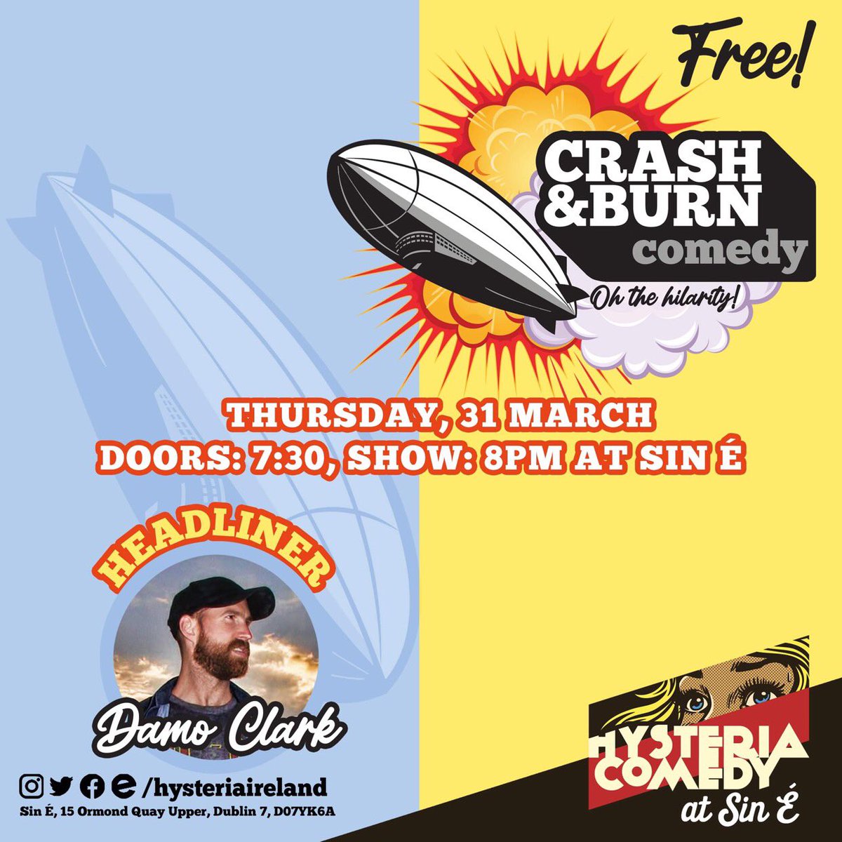 Crash & Burn Comedy tweet media
