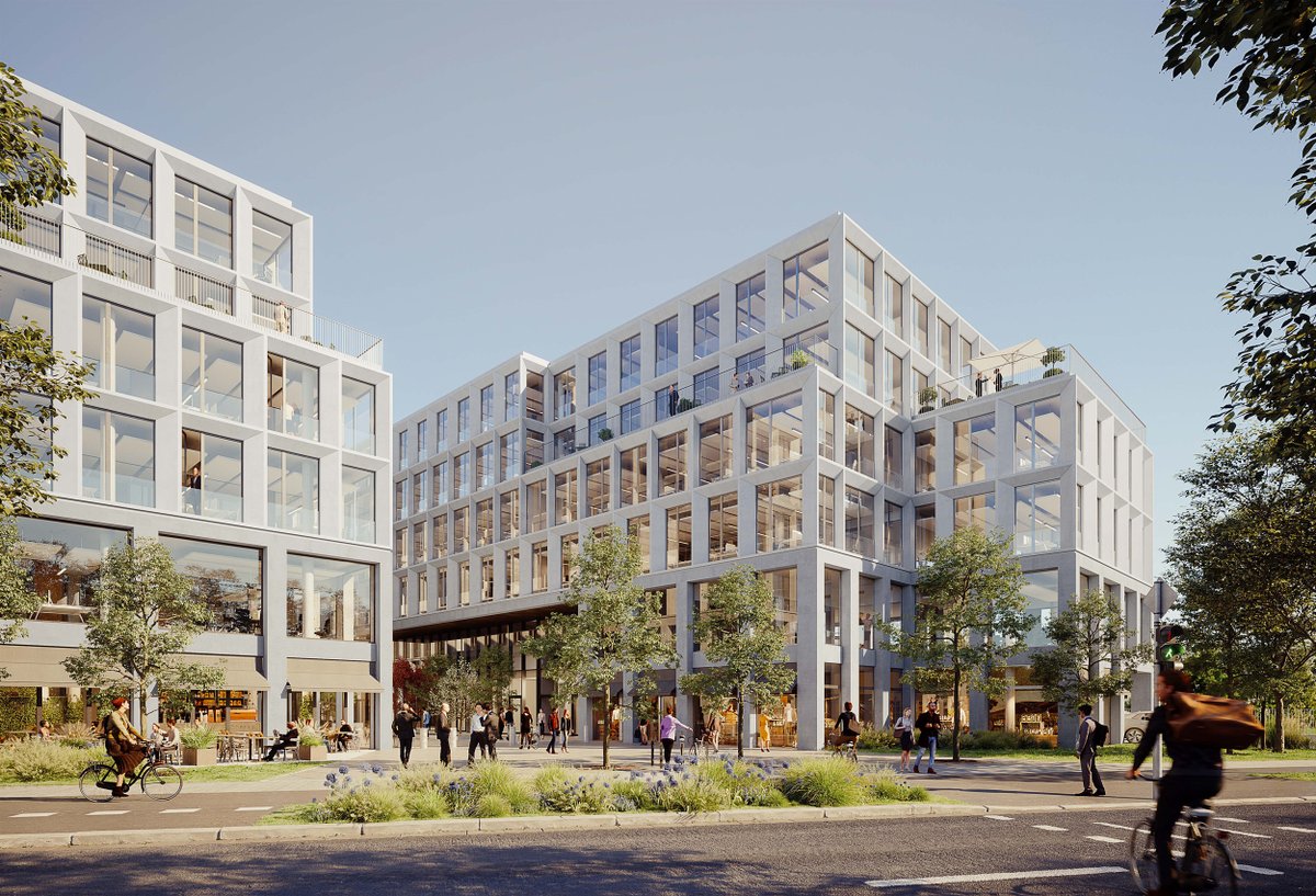 City Office, Office City 
On the basis of an existing area plan we, together with Zechner &amp; Zechner, develop a lively highly-densified business park at Hanauer Straße, Munich. Check >>> awg.at/project/hsm-e/ for more information.