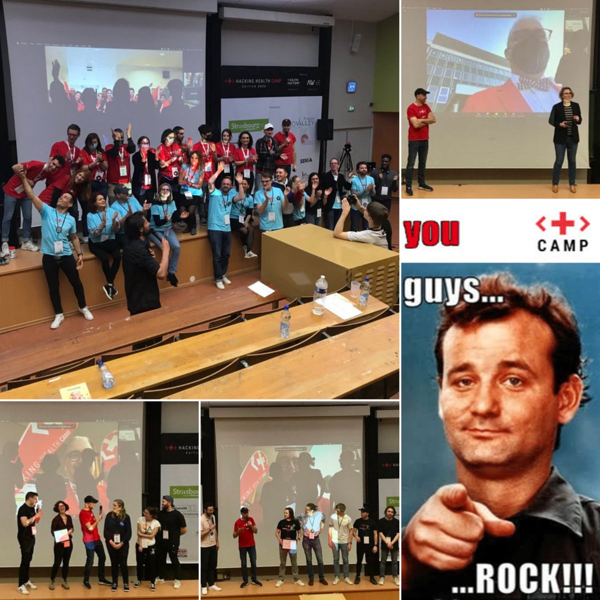 #HHCAMP LES PRIX !
Pour cette 9ème édition, 24 équipes se sont constituées autour de projets #innovants, avec une belle énergie au service de la #santé

Bravo aux partenaires de contribuer à porter si haut les #valeurs et l'#engagement de notre #écosystème

YOU GUYS ROCK!🔥🔥🔥