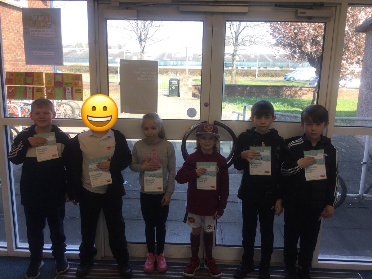 MountfleuriePS's tweet photo. Well done to our P5 group who spent last week doing Bikeability Level 1 🚴‍♂️🚴They've been a fabulous group and worked hard to show they'd be ready to do their Level 2 in P6. Still a couple of pupils with bits to finish so will pick them up this week #activetravel #keeppractising https://t.co/7biOE69LOU