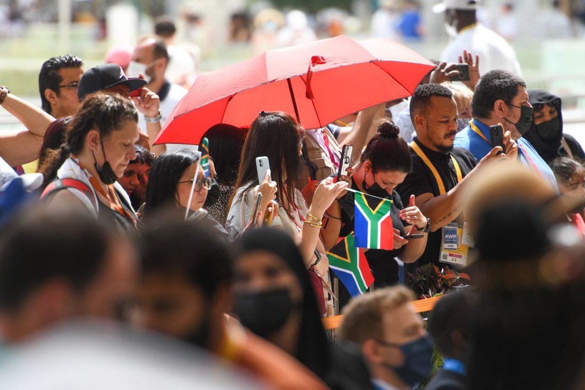 Tourism_gov_za's tweet image. RT @Brand_SA: #Expo2020Dubai  | South Africa National Day celebrations.

#ThinkSouthAfrica #ThinkOpportunity
#BelieveInSA
#EXPO2020SA 🇿🇦