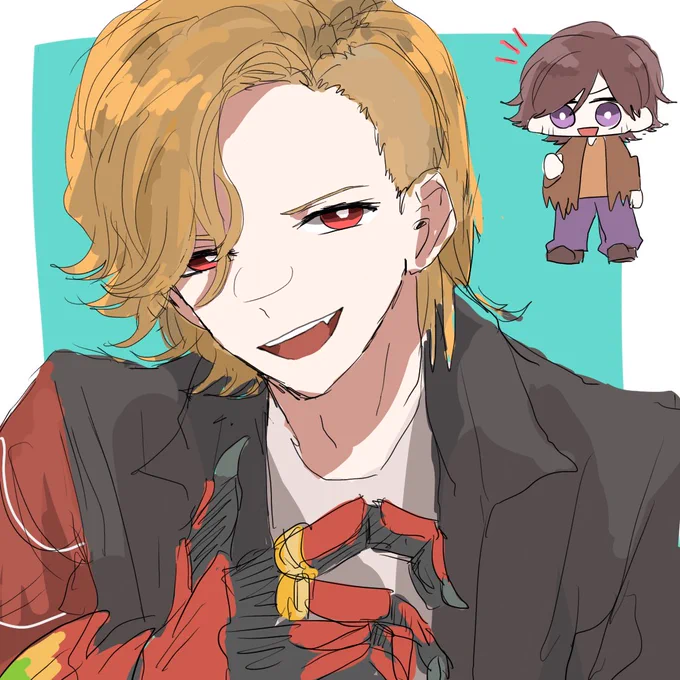 友達が面白いほどアンクに落ちてくれたのが嬉しすぎて衝動描きした落書き🦅 