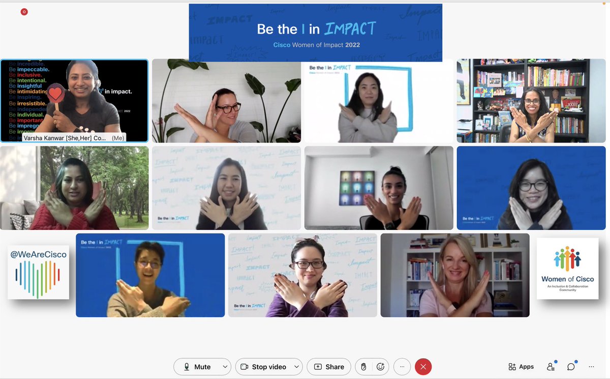 VarshaKanwar's tweet image. 💗Together we achieve more
💗Together we are stronger 
Huge congrats &amp;amp; kudos 🎊🥳🎉 to this dynamic #WomenOfCisco APJC team for an incredibly inspiring &amp;amp; successful #CiscoWOI last week. Thank you 🙏🏽@SeemaHyne @naidu_swapna @yoabeling for co-leading #CiscoAPJC #WomenOfImpact2022.
