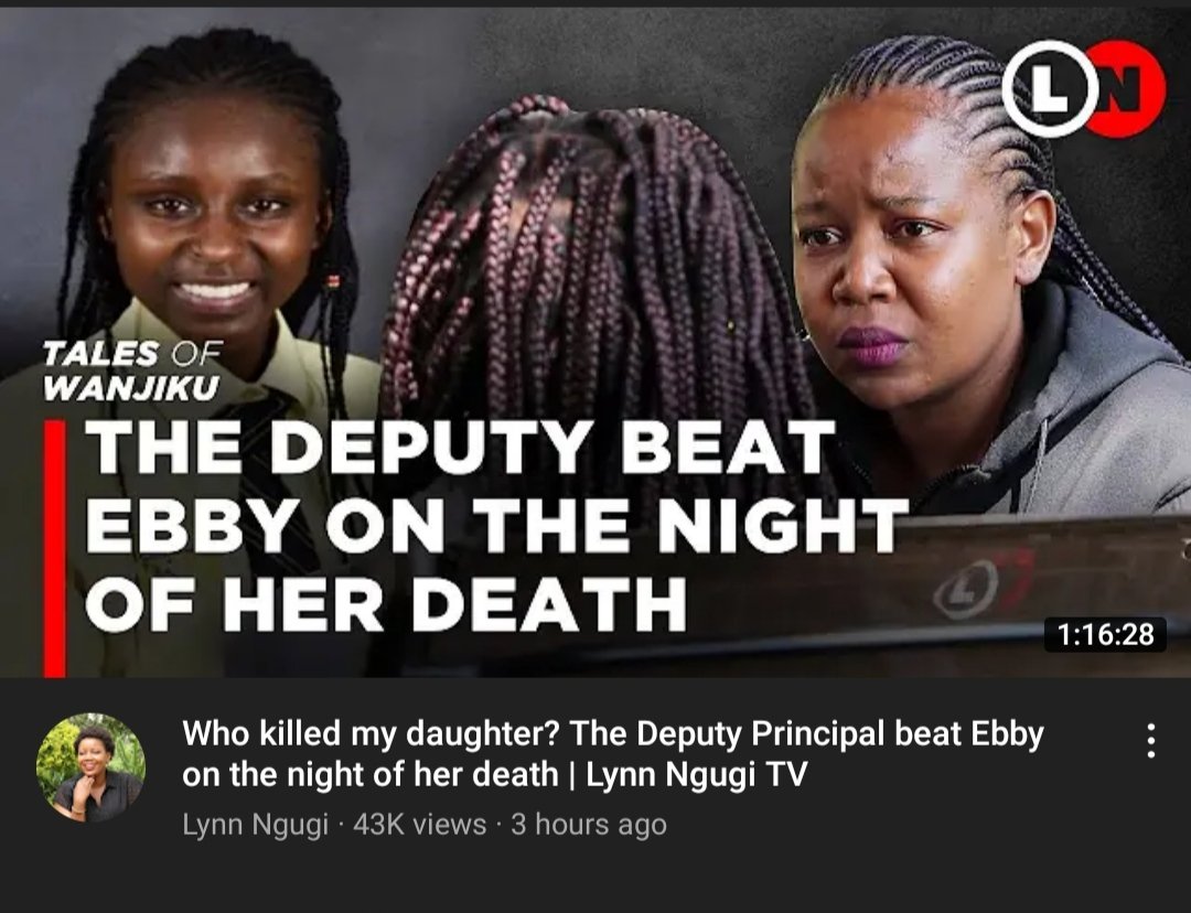 stephiemukii's tweet photo. #JusticeforEbbie Let's retweet😔
#lynnNgugi #TalesofWanjiku https://t.co/2IVNDFGuUz