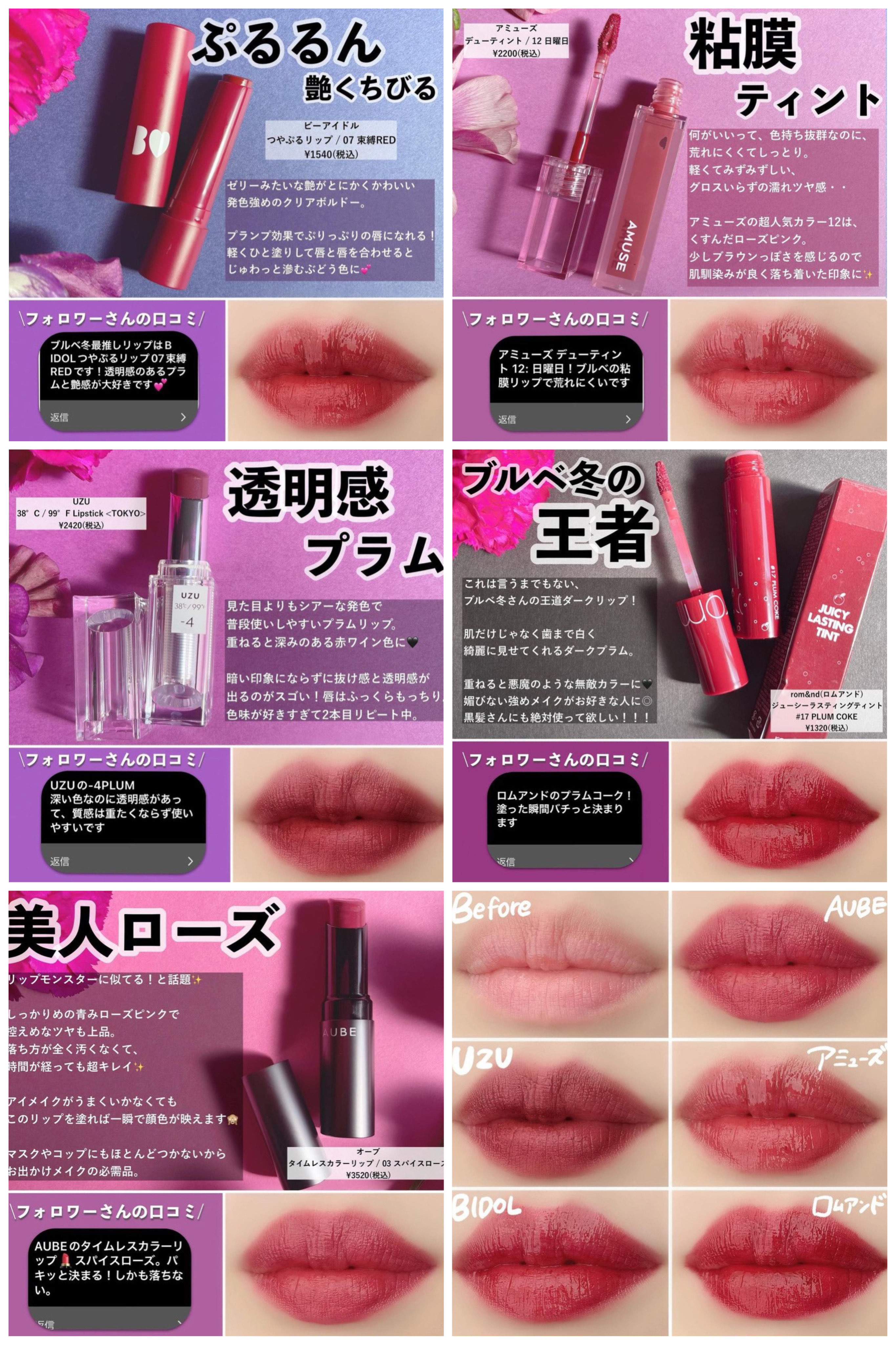Shabon 公式 パーソナルカラー別最新ベストリップ ブルベ冬さん編 全部プチプラでとっておきの最推しリップ ぜひぜひ参考にしてみてください T Co 9wqtdokiyu Prじゃないやつ Shabon買い T Co Bhxspxlmf5 Twitter