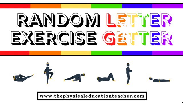 NEW GAME 🚨: Random Letter Exercise Getter - Fun Movement Game for Kids (w/audio) youtu.be/Ck8mabWJr4s