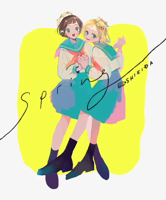 #春がきたぁみんなの作品を見て癒されよう 
