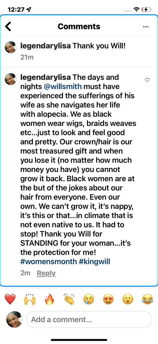 LegendaryLisa's tweet image. Thank you Will!