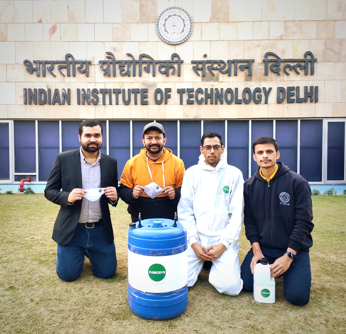 iitdelhi's tweet photo. Fabiosys Innovations, a startup incubated at @fitt_iitd  #IITDelhi, develops technology to manufacture extremely affordable and highly effective antiviral fabric  

The antiviral fabric, Fabium®, destroys 99.9% microbes within 30 minutes. 

Press Release- https://t.co/NjOZWyljR0 https://t.co/znkozwKbMc