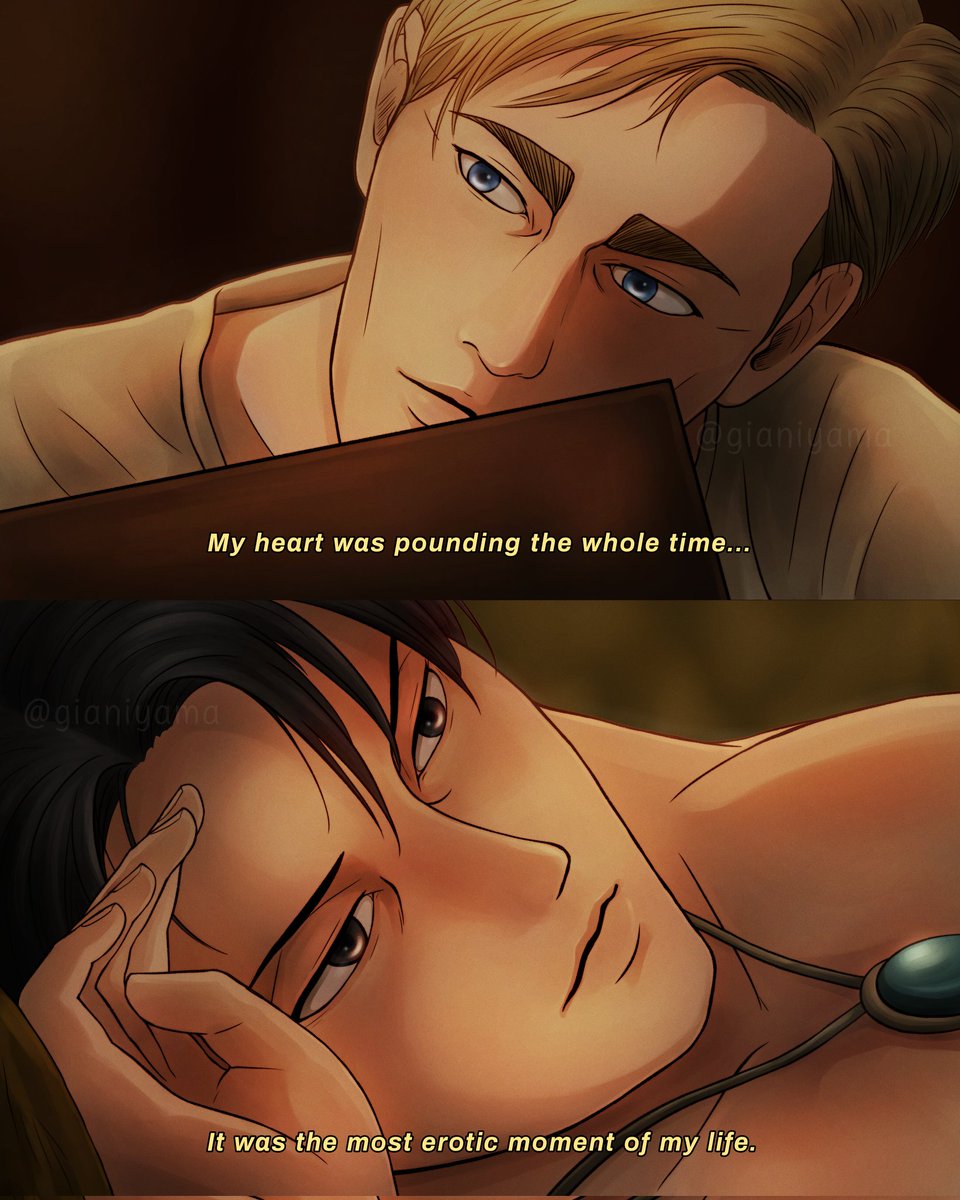 gianiyama's tweet photo. Eruri Titanic AU part 7: The Portrait Scene
Erwin drawing n4ked Levi 💖💖💖

#AttackOnTitan #エルリ #eruri #erwinsmith #leviackerman https://t.co/Gik0flVje4