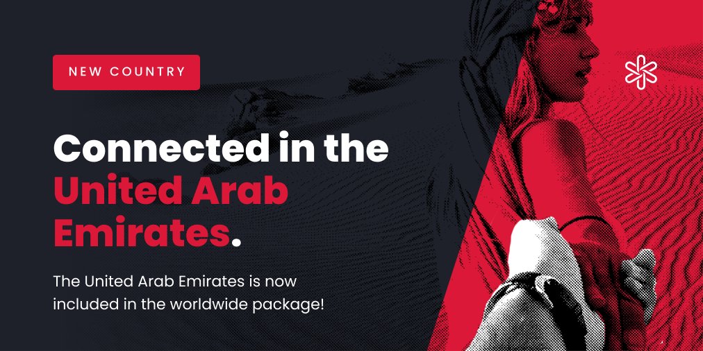 dentcoin's tweet photo. 🇦🇪 UAE is now part of our mobile data offerings - our #DENT mobile data package now includes 61 counties, valid for 365 days - Dubai is a Top 5 worldwide destination ☀️🕶Get DENT #eSIM HERE: https://t.co/k1oyGaX7m2 ⚡  #dentcoin #BTC #ETH #GSMA #5G #Mobile #roaming #dubai https://t.co/43qB4LYTzz
