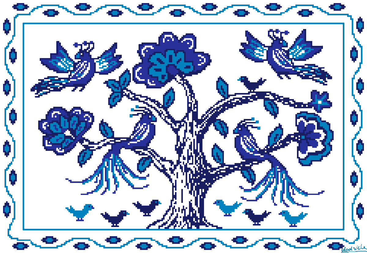 dodsicle's tweet photo. Birds of a feather flock together...
in my Delft Blue collection on @opensea 😁
💙🖤💙
https://t.co/0Shb828ryy https://t.co/m6pv9sdgl7