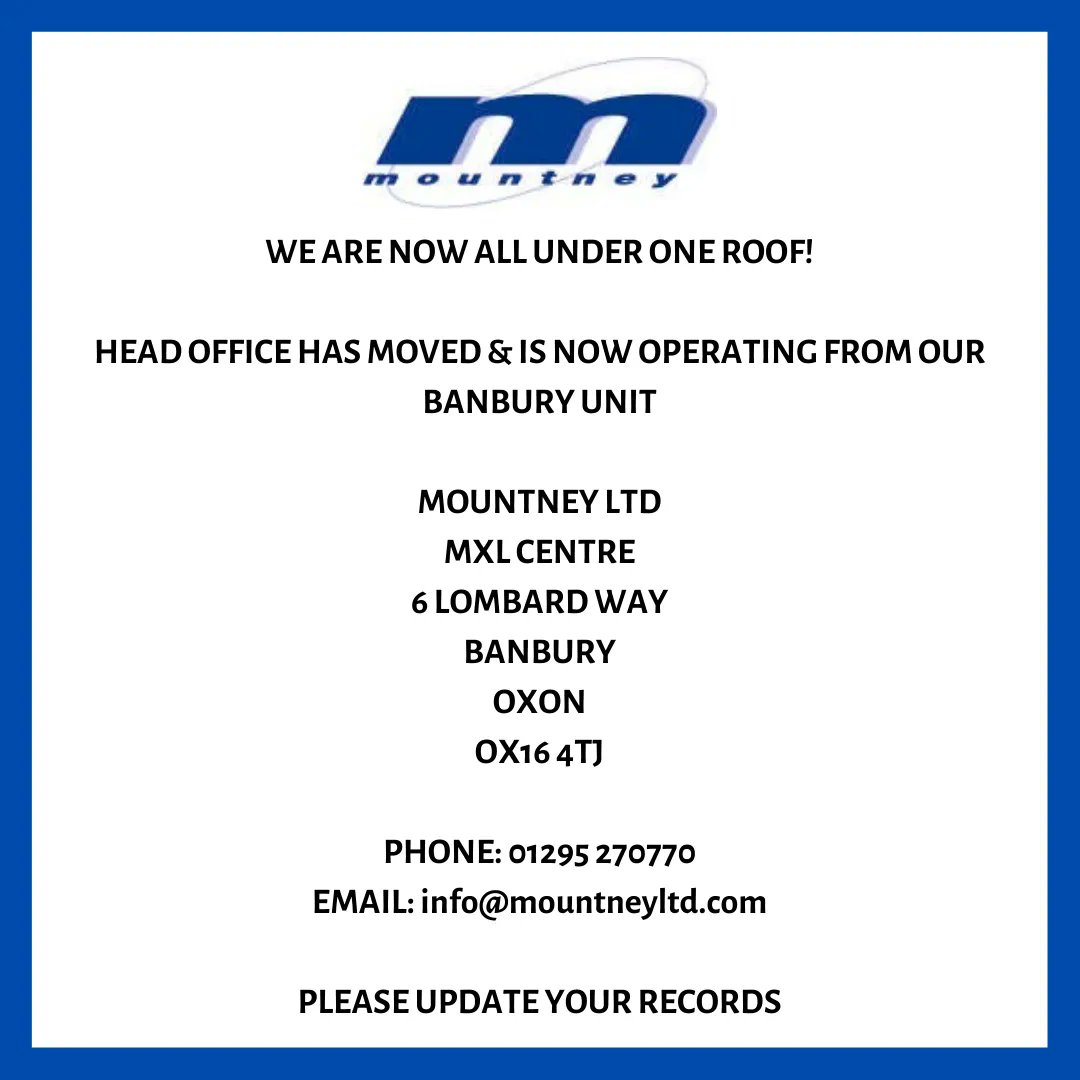 Mountney has moved!