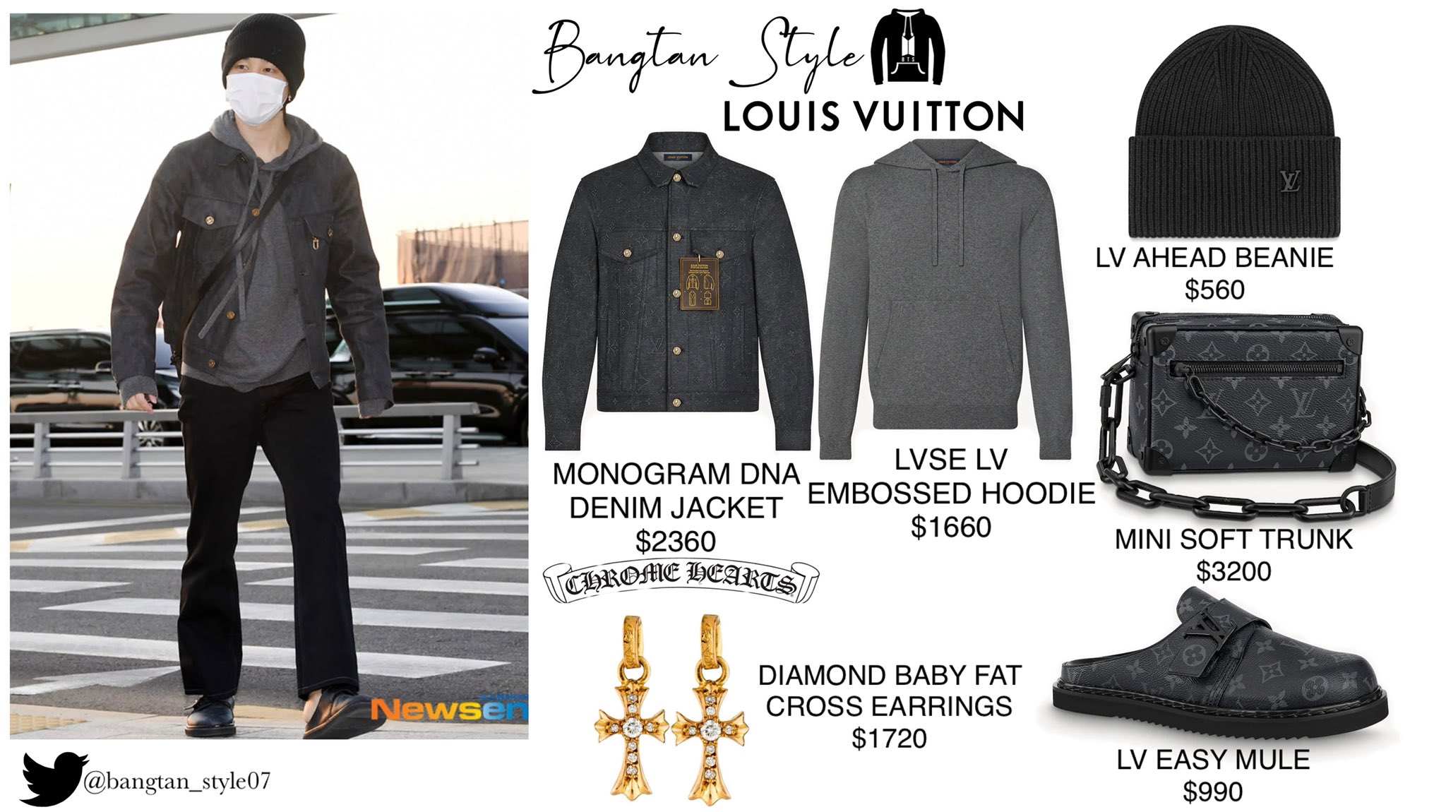 Bangtan Style⁷ (slow) on X: Weverse Post 210524 Hobi went shopping in  Louis Vuitton Maison Seoul, a South Korean flagship store where clients are  provided with an entirely unique private shopping experience