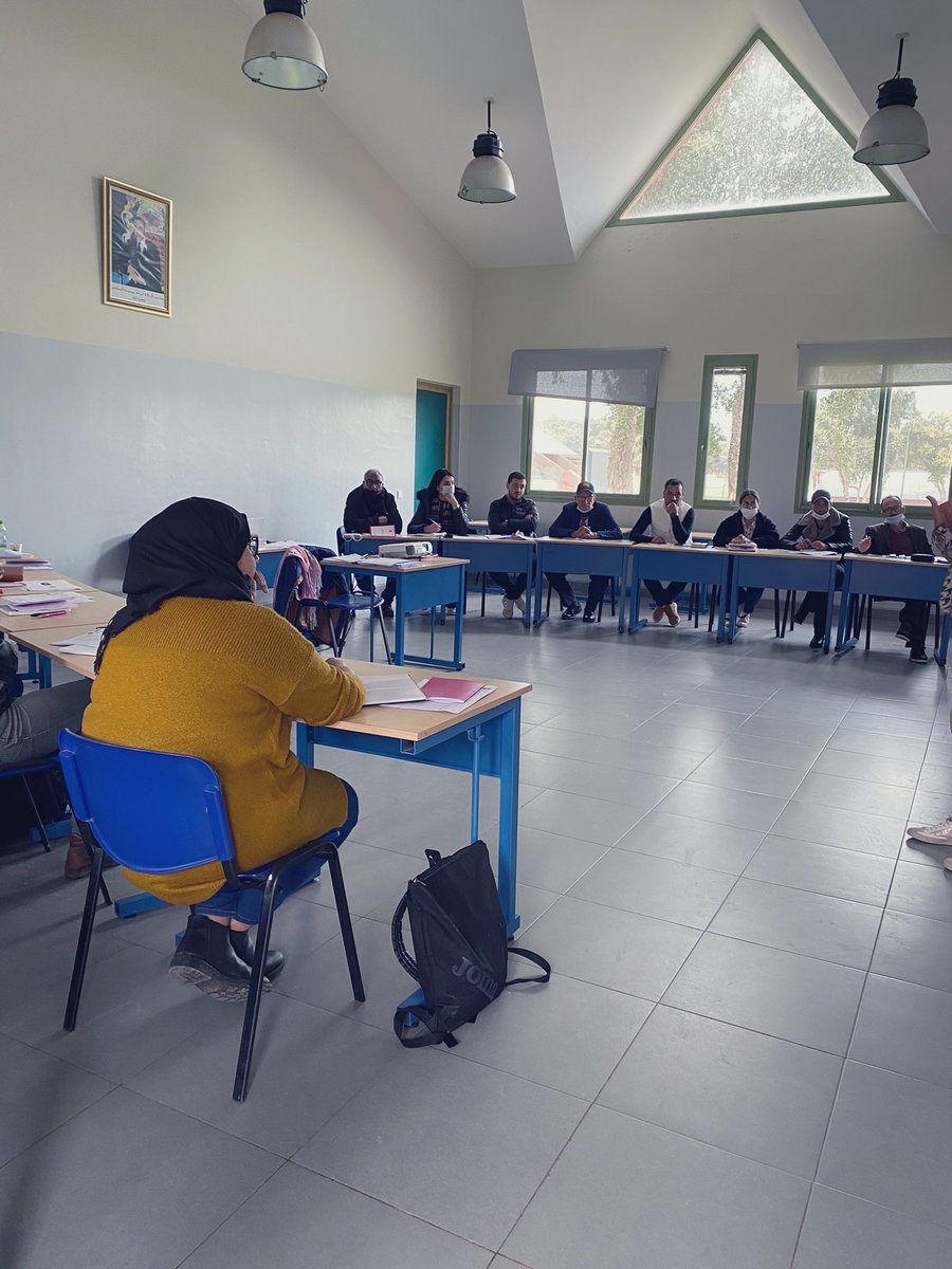 frmse_ma's tweet photo. Séminaire et rafraîchissement autour de la discipline #Equiplay avec @PascaleAudonnet https://t.co/5xfp8s5Zd0
