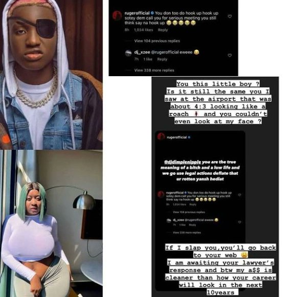 voiceofnaijang's tweet photo. Ruger and DJ Dimple Nipple drag each other on social media after the female DJ alleged that the singer's record label boss, D'Prince is demanding sex before giving her gigs.
#ruger #djdimple #dprince #music #entertainment https://t.co/qh3PCll3Xl