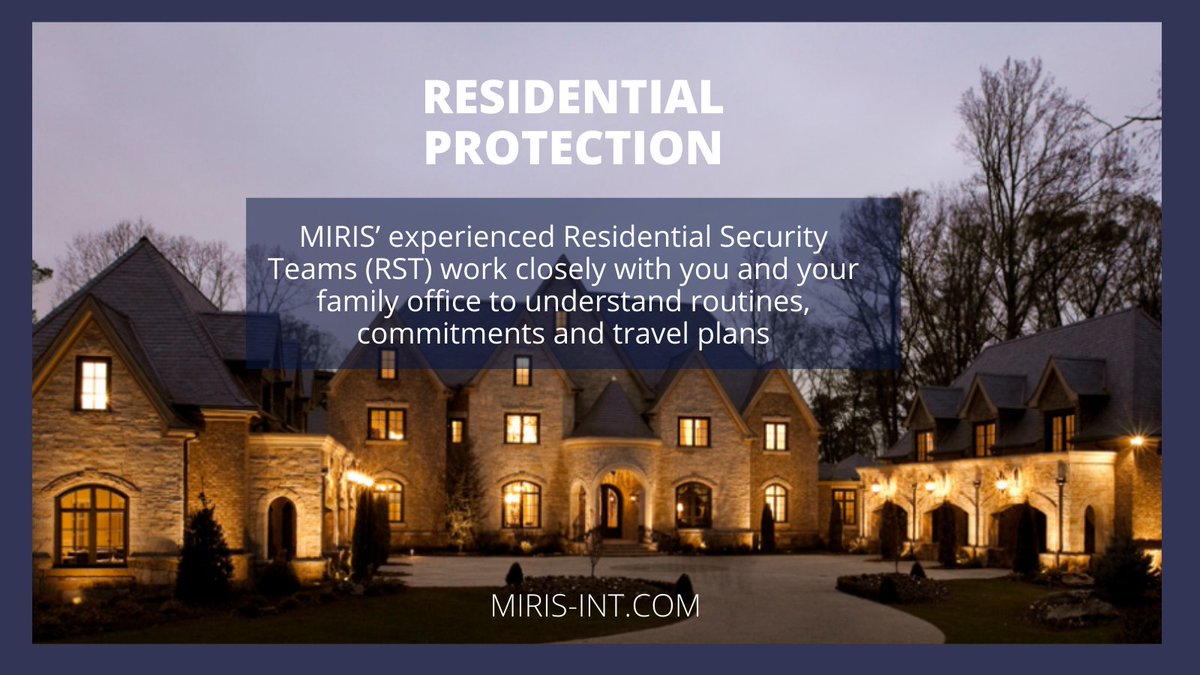 MIRIS_Int's tweet photo. An effective residential security service allows you to focus on your business, activities, and interests. Get in touch with the MIRIS team to discuss our extremely flexible security services... ⏩ https://t.co/Zj5ZnaxisO https://t.co/d2rpDt2R4I