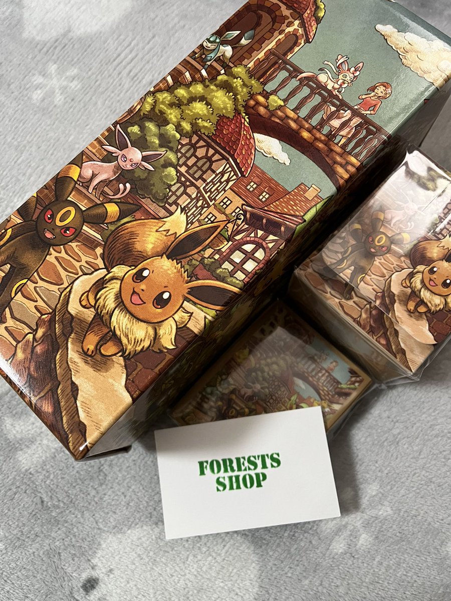 pekahonn's tweet photo. Forests Shop様(@Forests_Shop )のプレゼント企画でイーブイヒーローズ　イーブイズサプライ3点セットいただきました！ありがとうございます！！！！！
カードの保管に活用させていただきます🙇‍♂️🙇‍♂️🙇‍♂️ https://t.co/1h1y90d6mE
