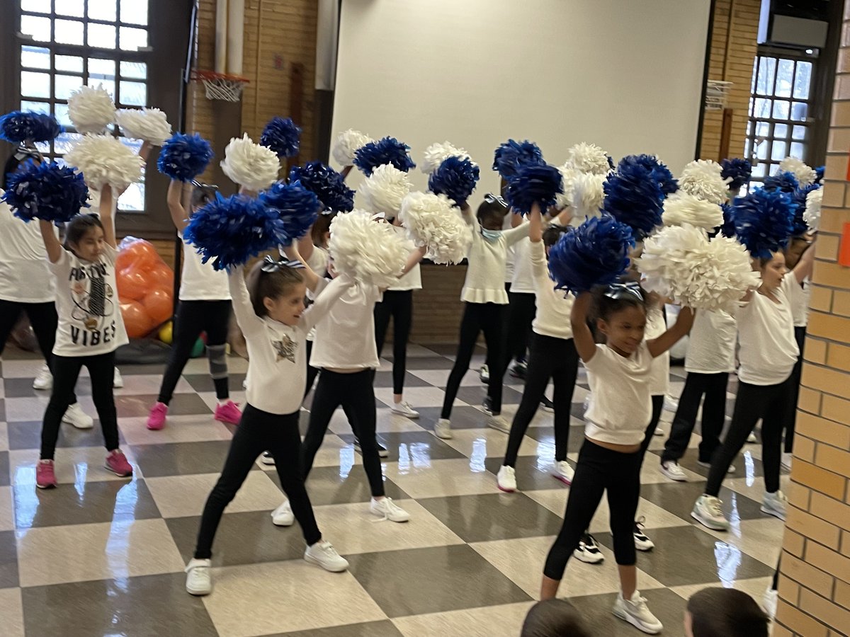 PS108x's tweet image. ELA SLAM THE EXAM Pep Rally was a slam dunk! #ELAprep #basketballday