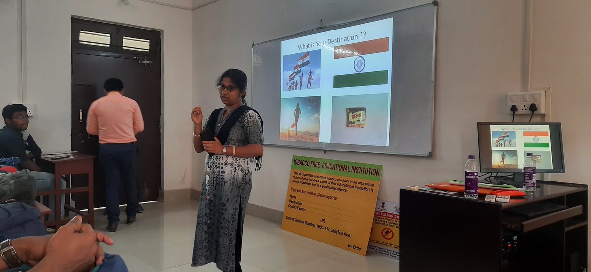 meamlan's tweet photo. Sensitization of students of National Forensic Science University, Agartala &amp; ANM training Institute, Pallace compound on Adverse effects of Tobacco done by NTCP team West District Tripura@SiddharthShiv @DMWest_Tripura @nhm_tripura @HfwTripura https://t.co/fwqYPIURKM