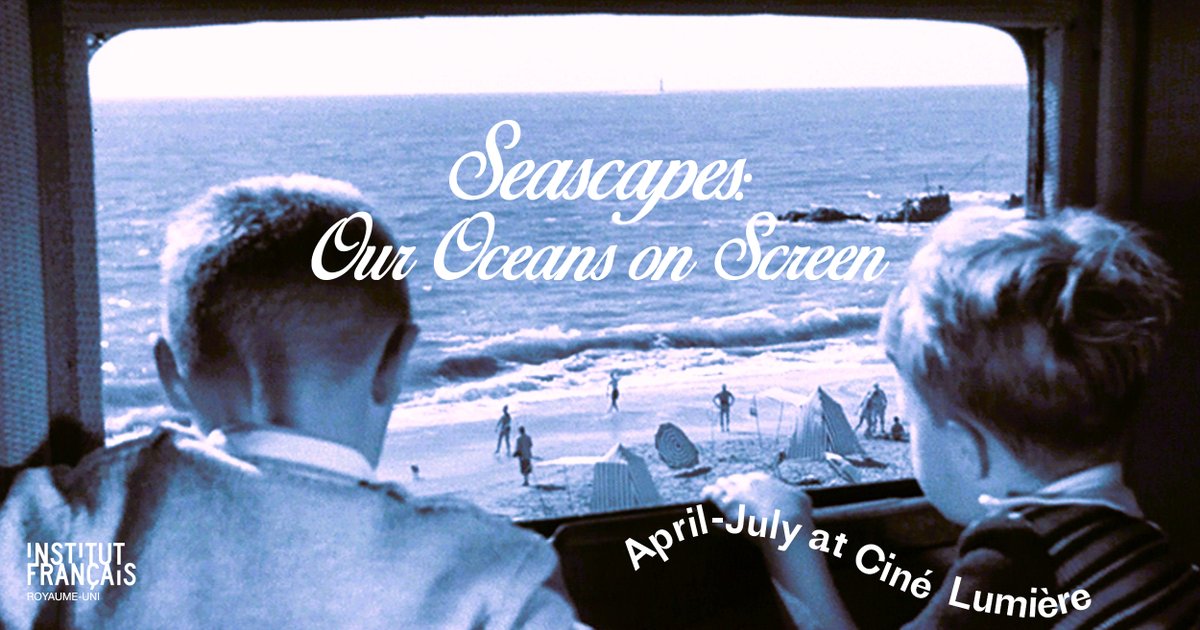 ifru_london's tweet image. #Seascapes 

🌊Through the lens of Tati, Antonioni, Cousteau or Varda, the sea is either playful, mysterious, full of life or intimate.

Let's explore the many wonders of the sea with #Seascapes, a new film season at #CinéLumière

April - July 
👉institut-francais.org.uk/cine-lumiere/w…