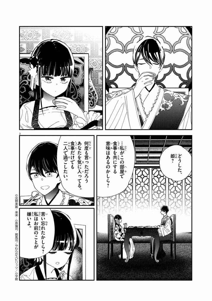 やわらかスピリッツにて蟲愛づる姫君の結婚 第4話が公開されました
https://t.co/zkCe6H5tuI
今なら1話→2話→3話→4話と続けて122p分も読めますのでぜひ～!! 