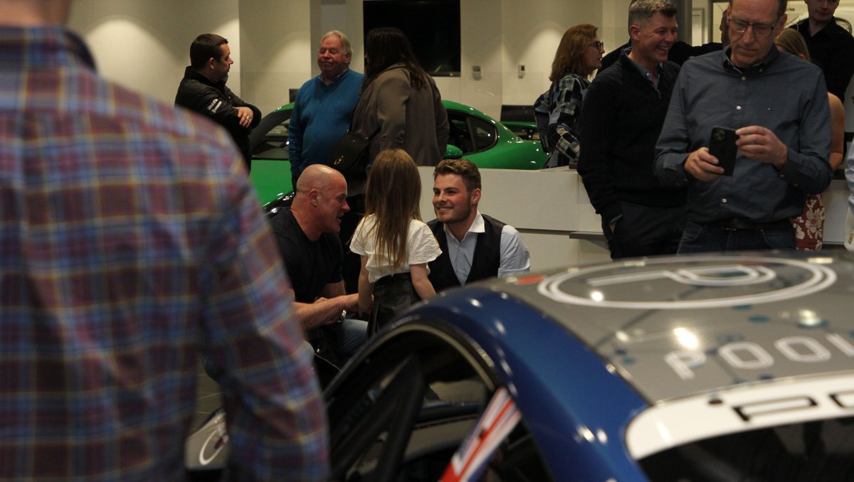 Porsche_Chester's tweet photo. On Friday night, we were able to host Seb Morris and his team, for the exclusive debut of his new 911 GT3 Cup car, ahead of the 2022 season of Porsche Carrera Cup GB. 
This year, we are proud to say we're sponsoring Seb as he strives for 1st Place! https://t.co/qaTKqZKXFz