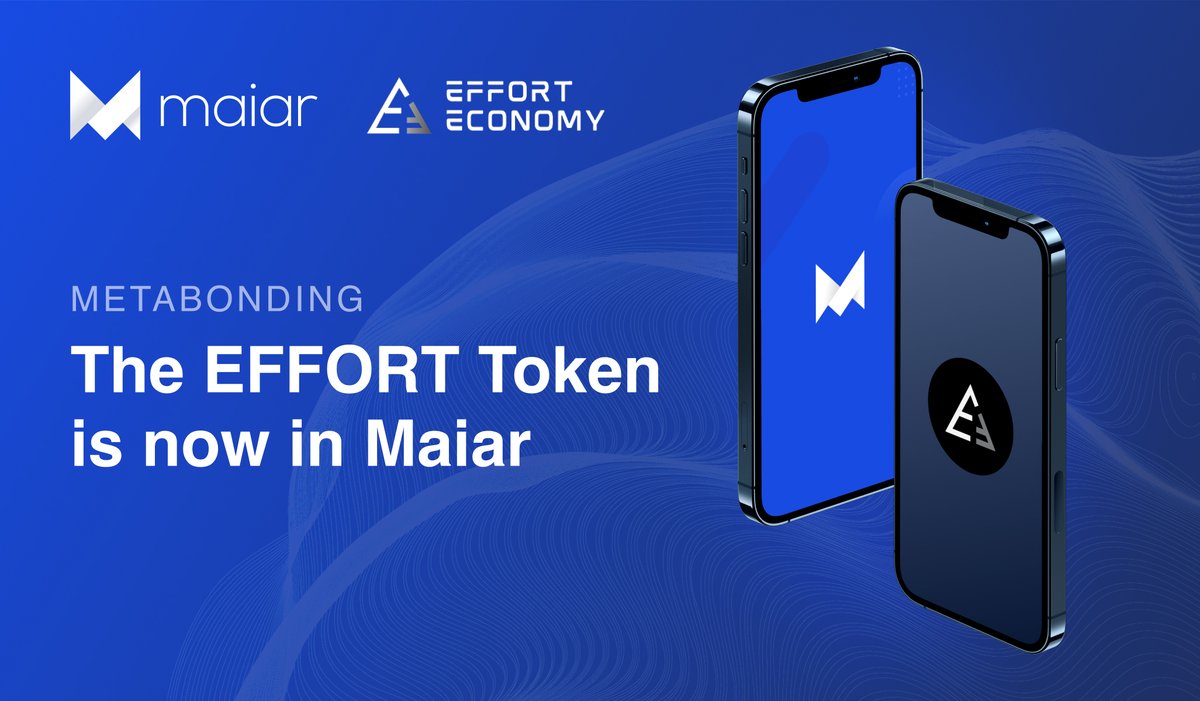 xPortalApp's tweet image. Metabonding: the $EFFORT token is live in Maiar!

@EffortEconomy gets super-exposure to 900,000+ Maiar App users, who can now send &amp;amp; receive $EFFORT tokens and monitor their price in real time.