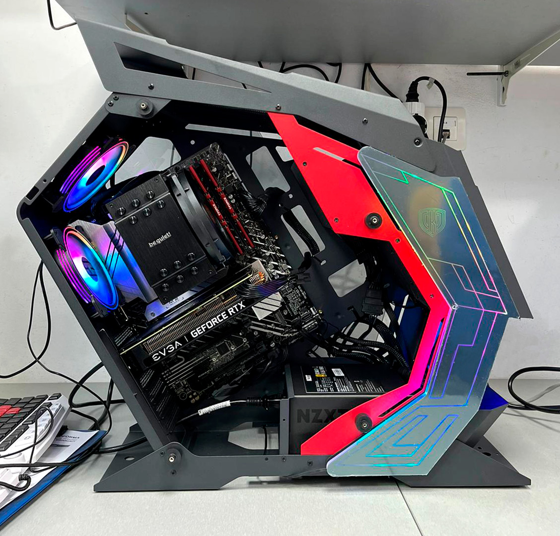 wipoid's tweet image. 🧑🔧📋
Caja-Kolink Big Chungus Hench
MB-@ASUS_ib Prime Z690P D4
CPU-@Intel_Spain i5 12600K
GPU-@TEAMEVGA RTX 3060Ti XC
SSD-Kioxia EXCERIA 1TB M2
RAM-@teamgroupinces Vulcan Z 3200 32GB
Fuente-@NZXT_ES C850 850W Gold
Disipador-@bequietofficial DarkRock4
#wipoid #pcbuild #kolink