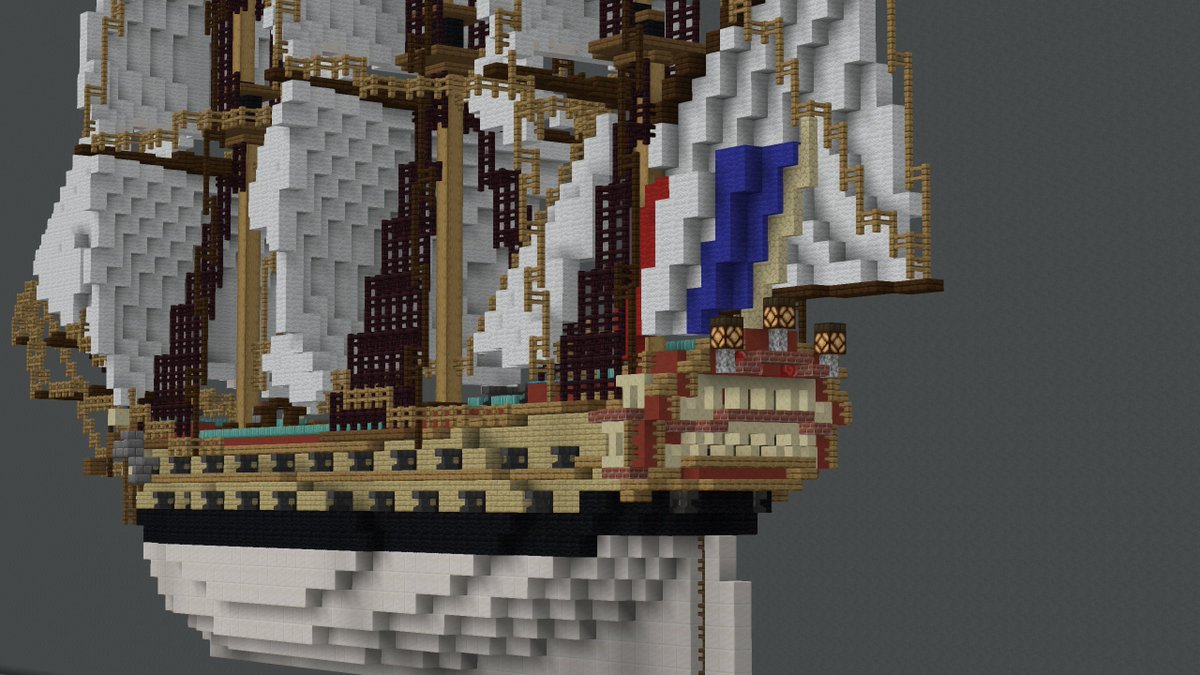 #Minecraft #sailship #ship #Minecraft #18century #naval

|ShipSide| 4th Rate ship of the Line 'L'Experience'