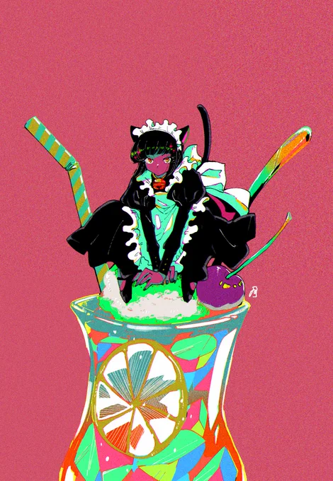 🐈‍⬛🍹🐈‍⬛🍹🐈‍⬛ 