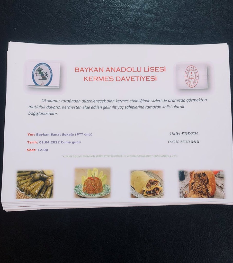 ‘Benim de çorbada tuzum olsun.’ diyen tüm Baykan halkını cuma günü kermesimize bekleriz. 🌮