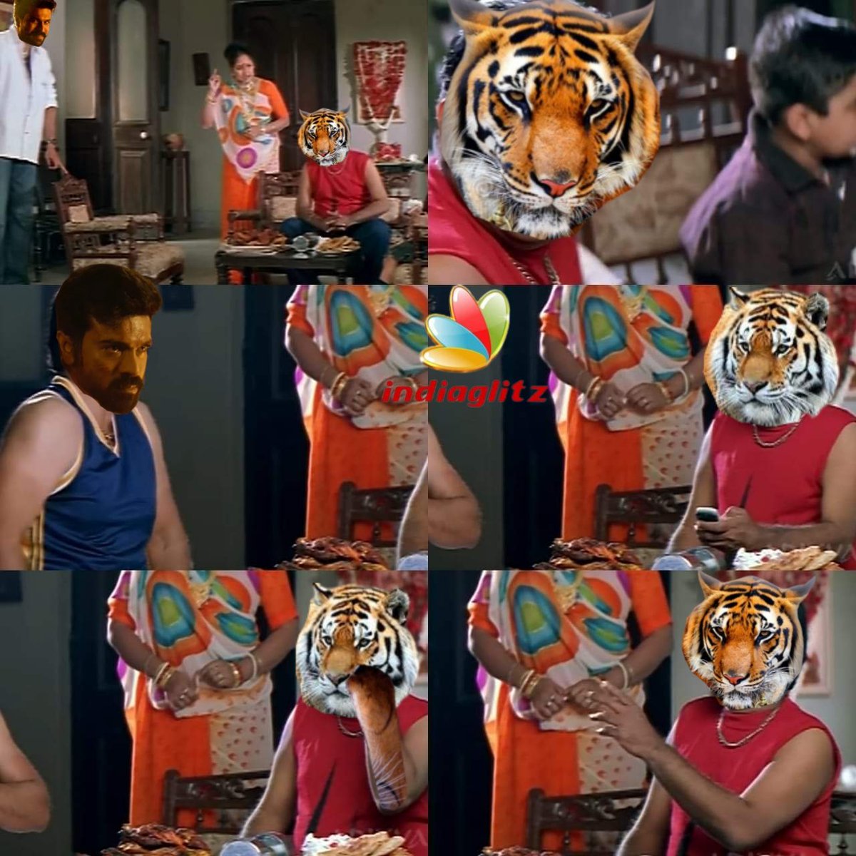 igtelugu's tweet photo. Malli osthava ??

#RRRMovie @AlwaysRamCharan to that tiger 🐅 https://t.co/A59o4G4DIp