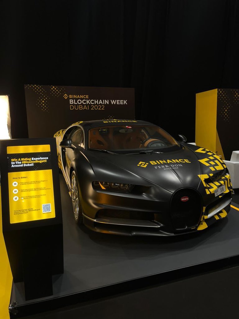 Come and find our car in binance blockchain week <a href="/cz_binance/">CZ 🔶 BNB</a> <a href="/binance/">Binance</a>