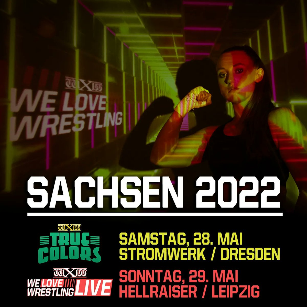 wXw Germany (@wxwgermany) on Twitter photo Sachsen 2022!
wXw World Tag Team Champion <a href="/StephMWrestling/">Stephanie Maze</a> kehrt zurück nach Sachsen!
#wXwTrueColors
28.05. Stromwerk, Dresden
#WeLoveWrestling LIVE
29.05. Hellraiser, Leipzig
Tickets: wXwNOW.com/events
Pic: <a href="/_janice_janice_/">Janice Mersiovsky</a> Sachsen 2022!
wXw World Tag Team Champion <a href="/StephMWrestling/">Stephanie Maze</a> kehrt zurück nach Sachsen!
#wXwTrueColors
28.05. Stromwerk, Dresden
#WeLoveWrestling LIVE
29.05. Hellraiser, Leipzig
Tickets: wXwNOW.com/events
Pic: <a href="/_janice_janice_/">Janice Mersiovsky</a>