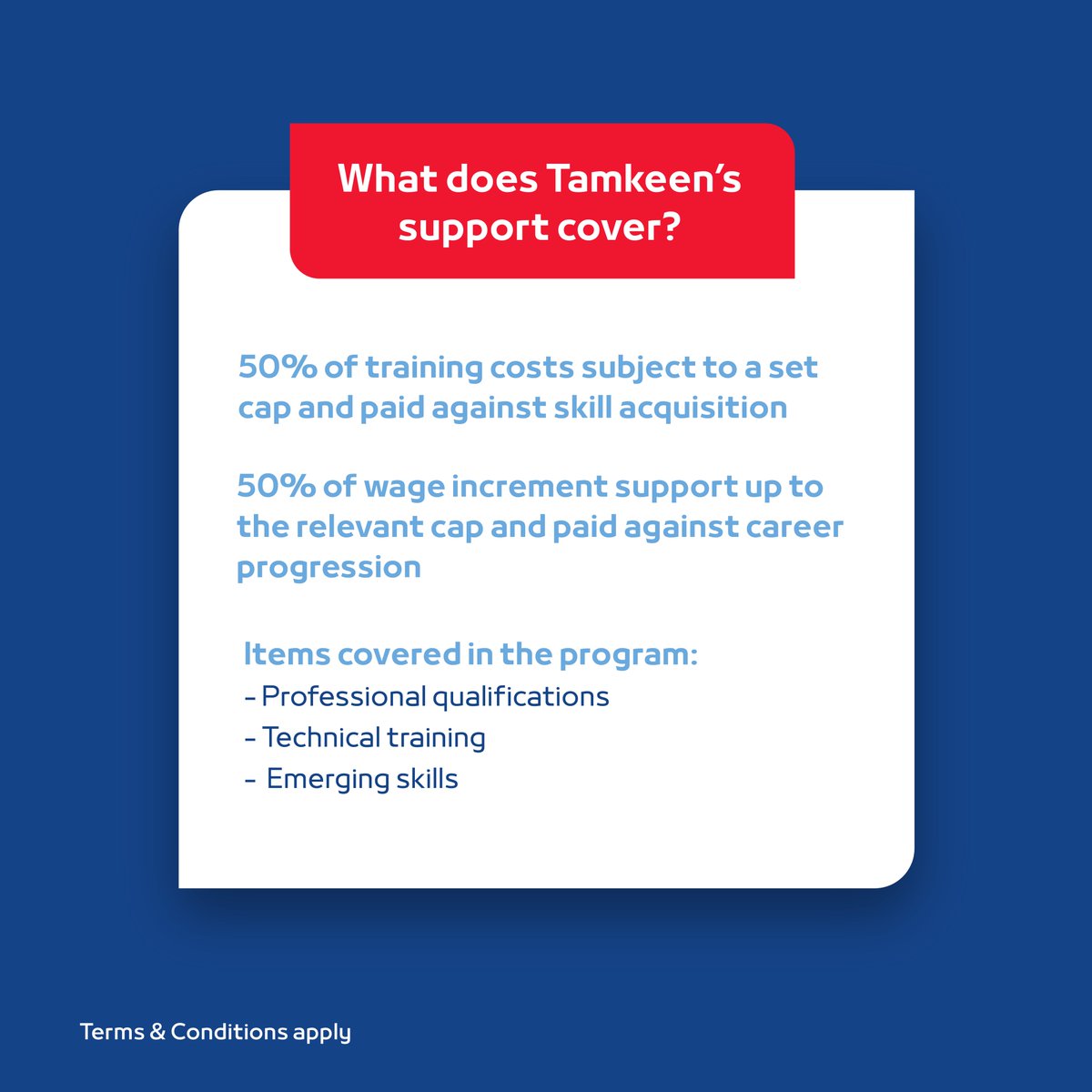 TamkeenBahrain's tweet image. All you need to know about the Train and Grow program!

#TamkeenPrograms #TamkeenStrategy #TrainandGrow #HumanCapitalDevelopment