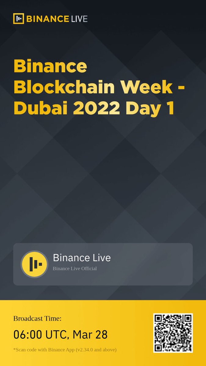 #BinanceBlockchainWeek♥️