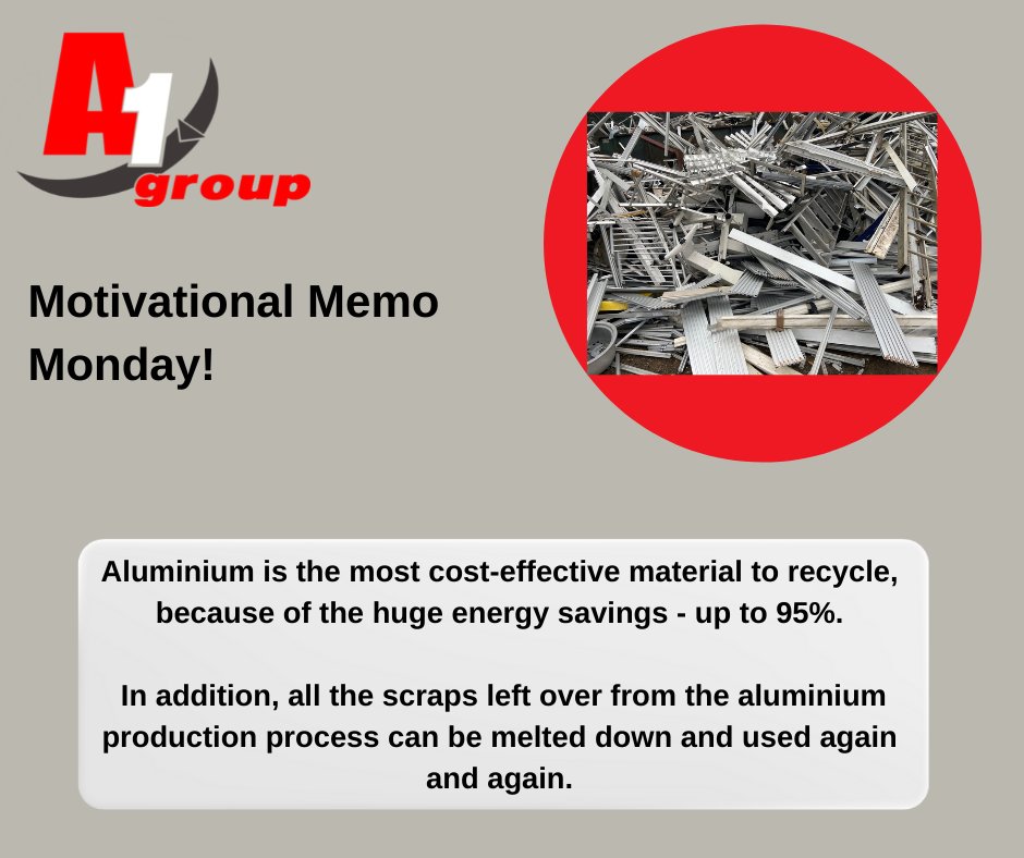The clocks have gone forward ⏰ If you are planning on a house clearance or post-winter garage sort-out then make sure you come &amp; see us here at A1 to swap your metals for money 💰
We are open 8am-5pm Monday to Friday &amp; 8am-4pm on Saturday a1groupuk.com