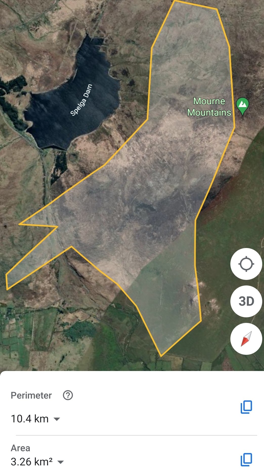 3 5 Km From My Location Johnross Macmathúna On Twitter: "My Estimate From Visiting The Site Of One  Of A Number Of Recent Fires In The Mournes Is That It Covered About 3.5Sqkm  And Over 10Km Around Https://T.co/057S9Ipmct" /