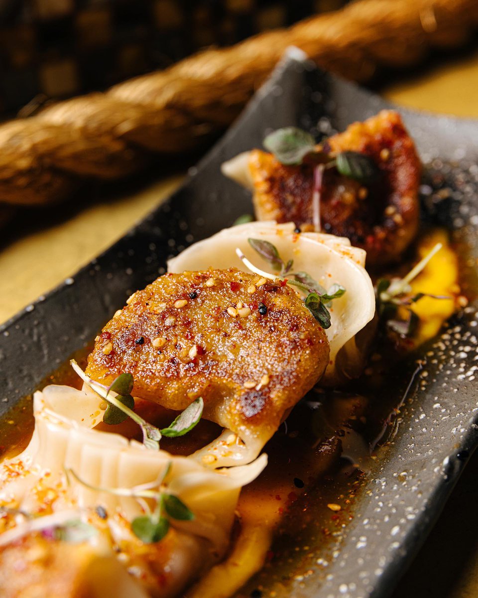 Treat yourself to dumpling delicious! 🥟 Like these crispy gyozas. See what we did there 😏 #DrunkenDragon