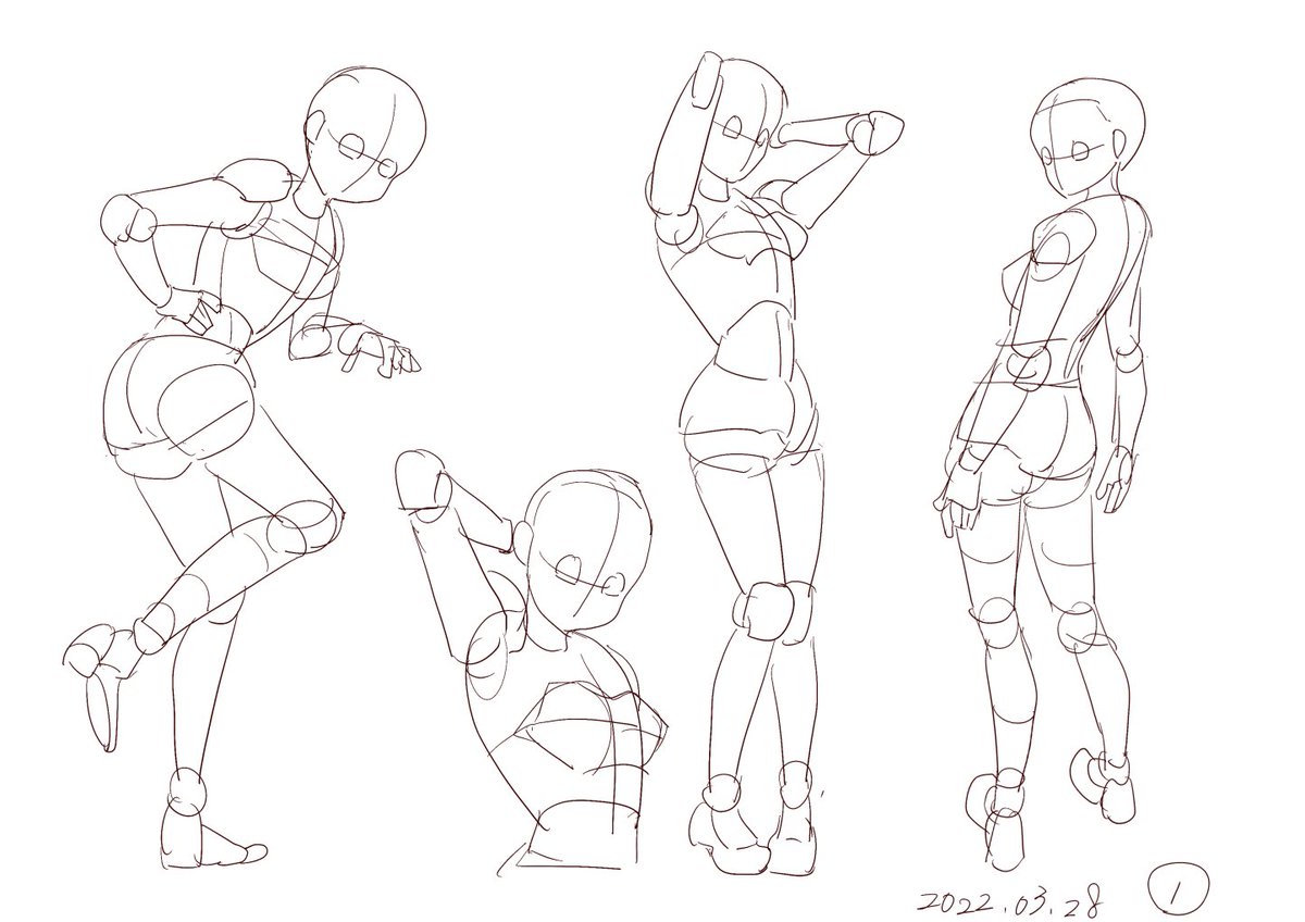 デジタルで基礎練 W ポーズ集を見なくても色んなポーズが描けるようになりた ハリー ターボ42の漫画 デジタルで基礎練 W ポーズ集を見なくても色んなポーズが描けるようになりた ハリー ターボ42の漫画