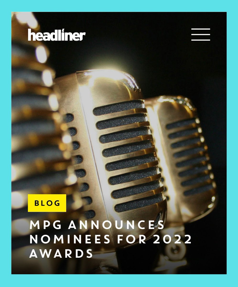 ukMPG's tweet photo. Weโre thrilled to announce the nominees for the MPG Awards 2022 - congratulations to everyone on the list! ๐๐๐
Head over to @HeadlinerHub for more details https://t.co/40UUeeWVJz https://t.co/W9hkFuQzsf