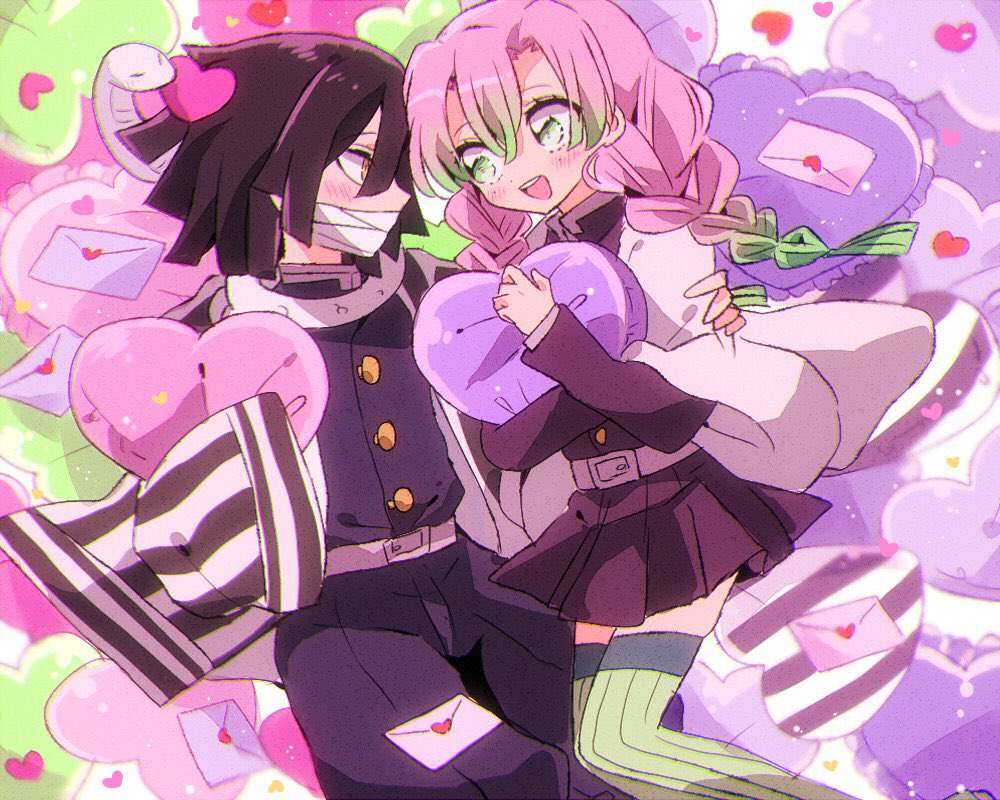 甘露寺蜜璃 「推し男女カプ 」|るるが🌷のイラスト