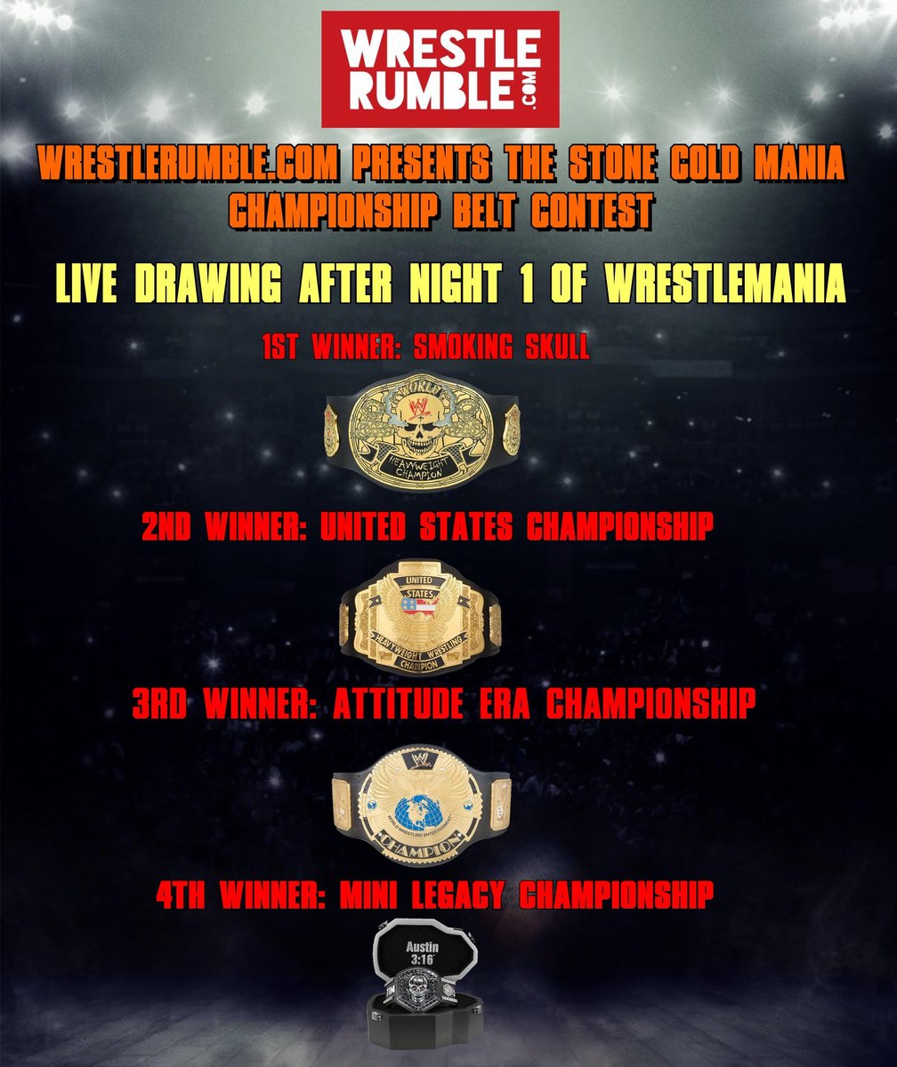 _denisesalcedo's tweet photo. 🚨⚡️GIVEAWAY!!⚡️🚨

I have partnered w/ @WrestleRumble &amp; they gave me 5 ENTRIES to give out. 

5 WINNERS will get a FREE ENTRY into their WWE Wrestlemania Pick ‘Em contest &amp; the belt contest at https://t.co/WN1tSLRQwt!

Enter:
- RETWEET 
- FOLLOW ME
- COMMENT "I wanna Pick Em!"😂 https://t.co/L76WzpBmnl