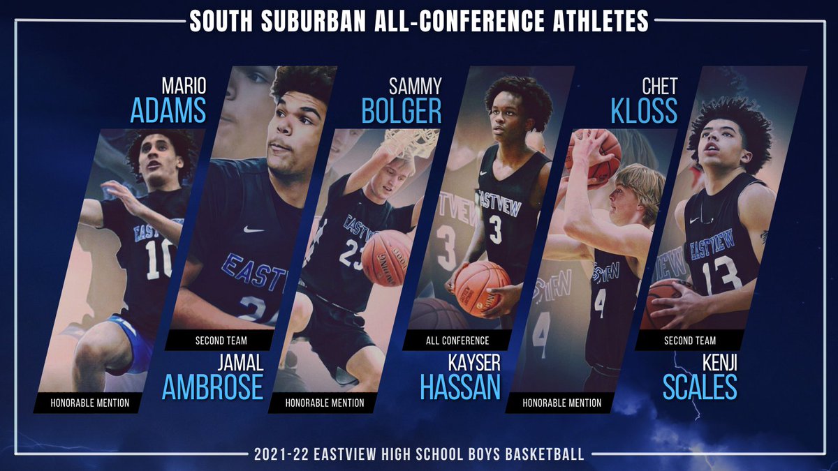 EVBoysHoops's tweet photo. Congratulations to our teammates for being honored as South Suburban All-Conference athletes! https://t.co/SWWxocJY8i
