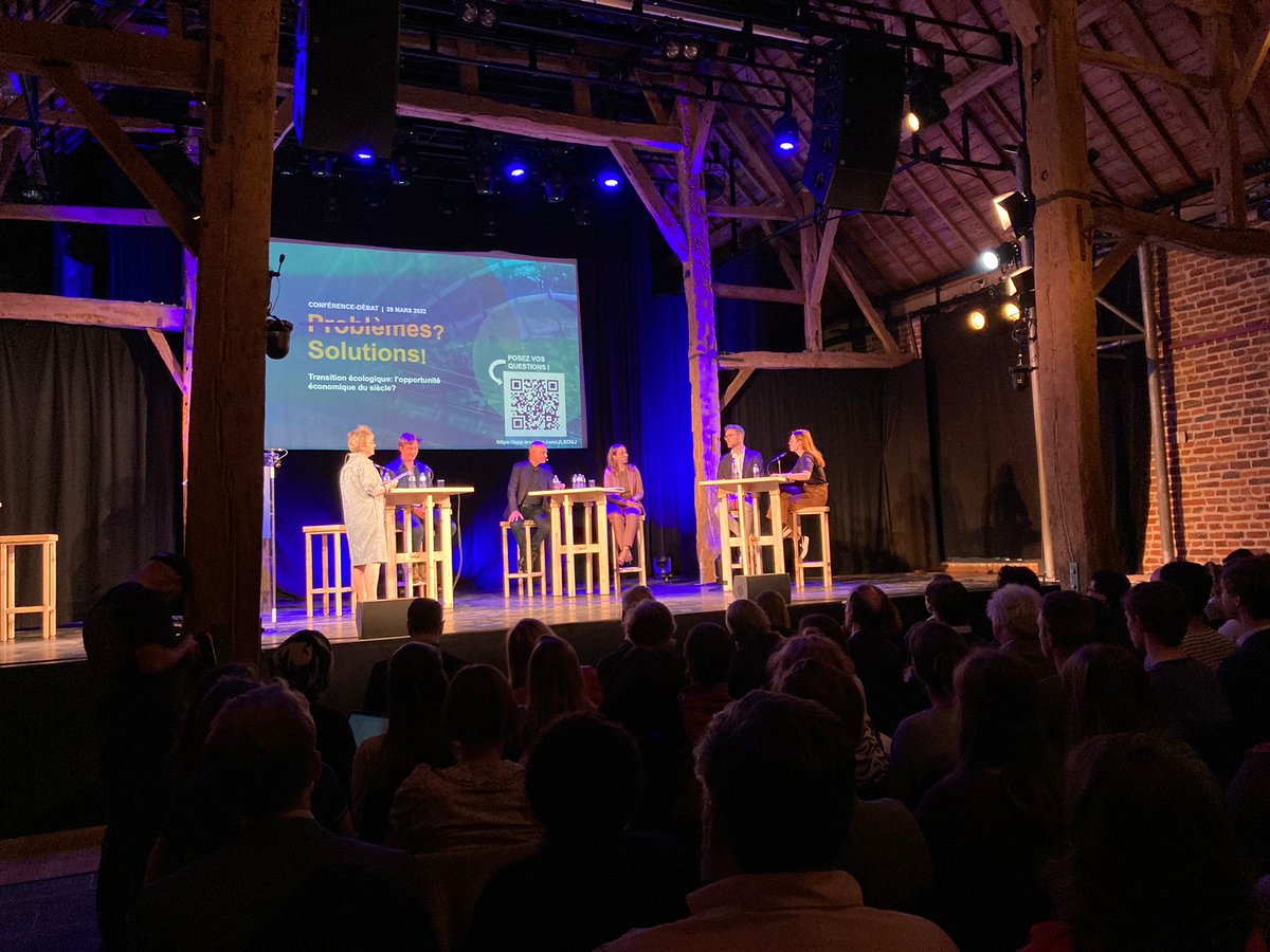 Today, <a href="/bertrandpiccard/">Bertrand PICCARD</a> was present in @UCLouvain_be to show students🧑‍🎓that #ClimateChange change is a challenge as much as it is an opportunity for #QualitativeGrowth. 

Several of our labeled solutions were present to show the potential.