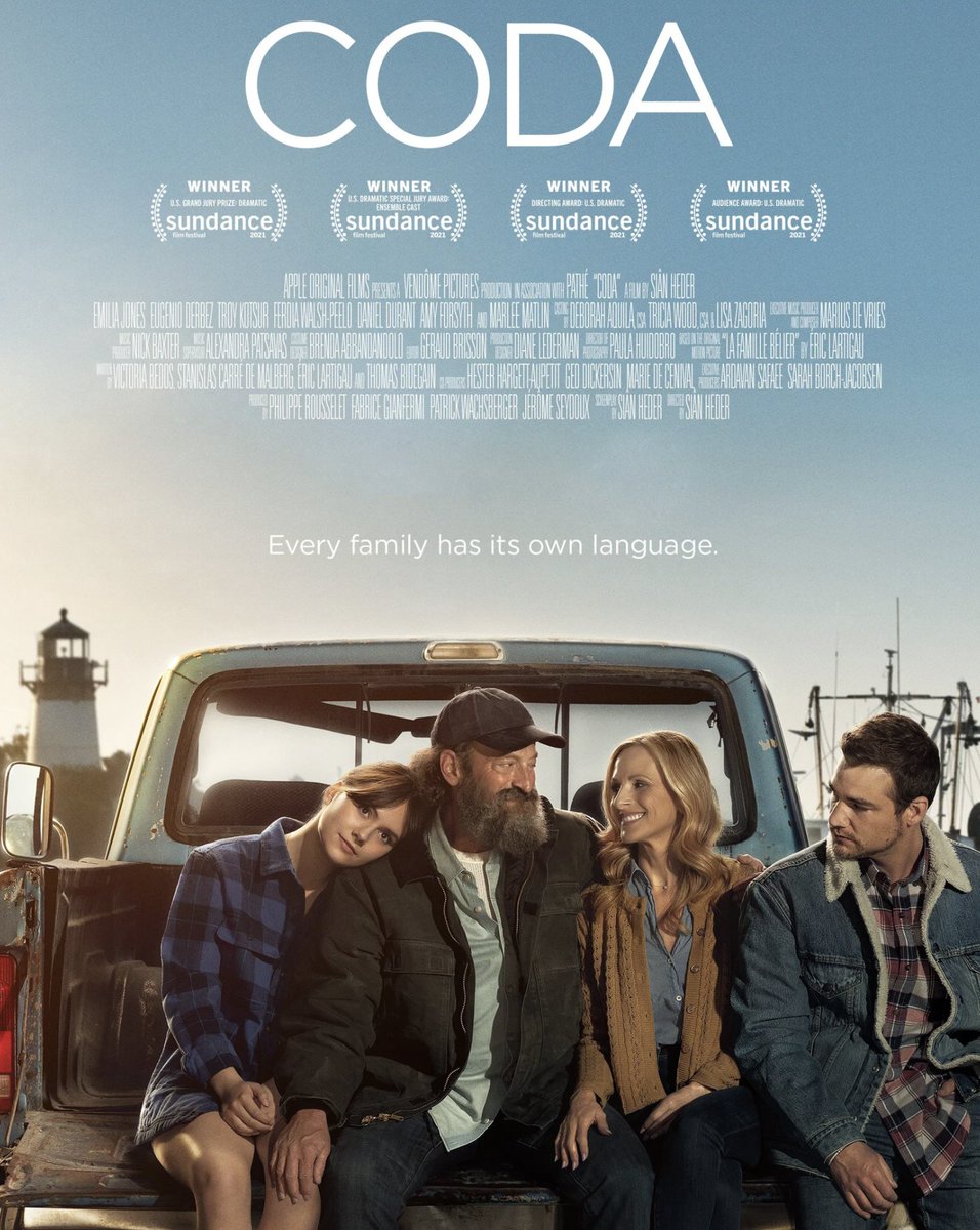 Congrats to everyone who worked on CODA for all of last night's Oscar wins!  Our very own Nick Baxter is the film's co-music producer, and also cowrote its end-credit original song, "Beyond the Shore".